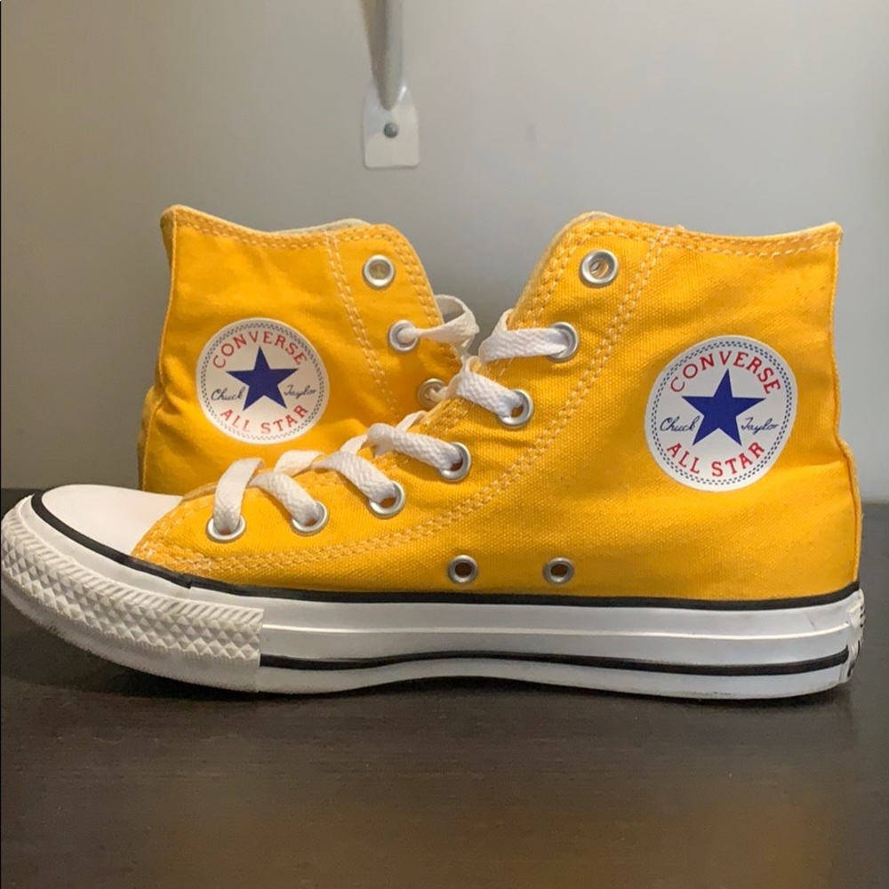 Converse High Top Gold/Yellow